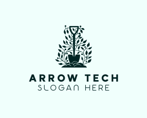 Tree Planting Shovel logo design