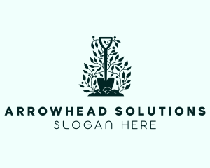 Tree Planting Shovel logo design