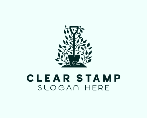 Tree Planting Shovel logo design