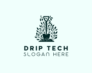 Tree Planting Shovel logo design