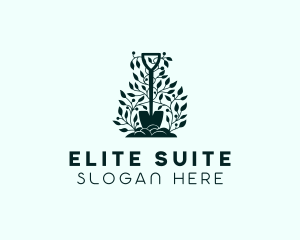 Tree Planting Shovel logo design