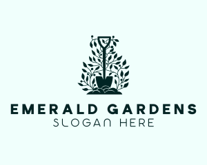 Tree Planting Shovel logo design