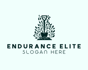 Tree Planting Shovel logo design