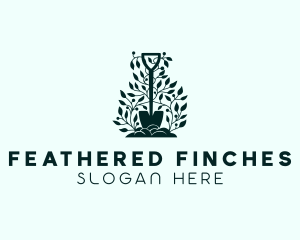 Tree Planting Shovel logo design