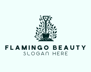 Tree Planting Shovel logo design