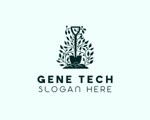 Tree Planting Shovel logo design