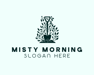 Tree Planting Shovel logo design