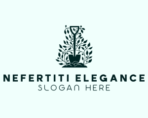 Tree Planting Shovel logo design