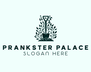 Tree Planting Shovel logo design