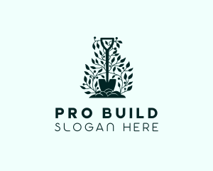 Tree Planting Shovel logo design