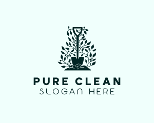 Tree Planting Shovel logo design