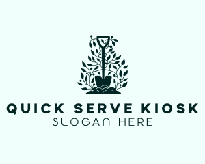 Tree Planting Shovel logo design