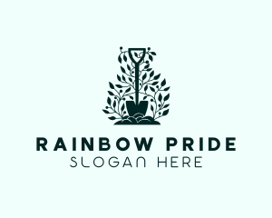 Tree Planting Shovel logo design