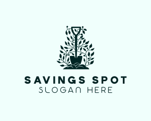 Tree Planting Shovel logo design