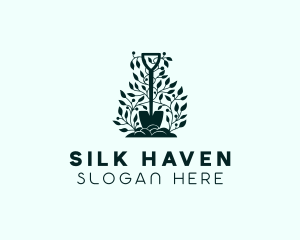 Tree Planting Shovel logo design