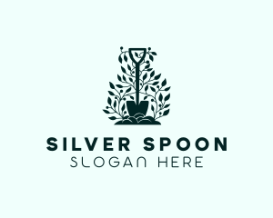 Tree Planting Shovel logo design