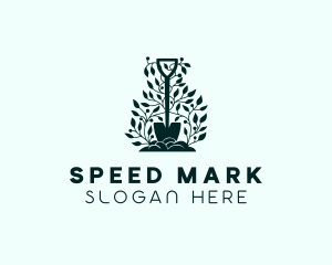 Tree Planting Shovel logo design