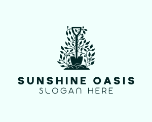 Tree Planting Shovel logo design