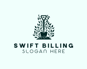 Tree Planting Shovel logo design