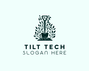 Tree Planting Shovel logo design