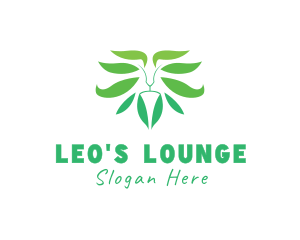 Leo - Natural Lion Plant logo design