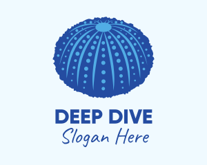 Submarine - Blue Sea Urchin logo design