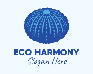 Biodiversity - Blue Sea Urchin logo design