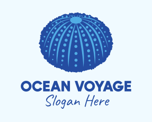 Blue Sea Urchin logo design