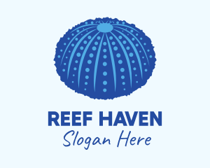 Reef - Blue Sea Urchin logo design