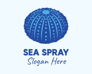 Blue Sea Urchin logo design