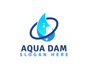 Dam - Fresh Drinking Water logo design