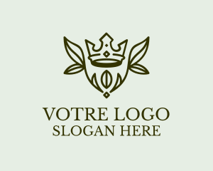 Wreath - Luxury Royal Crown logo design
