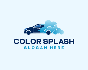 Car Water Bubble logo design