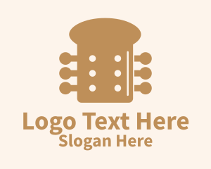 Brown Guitar Bread  Logo