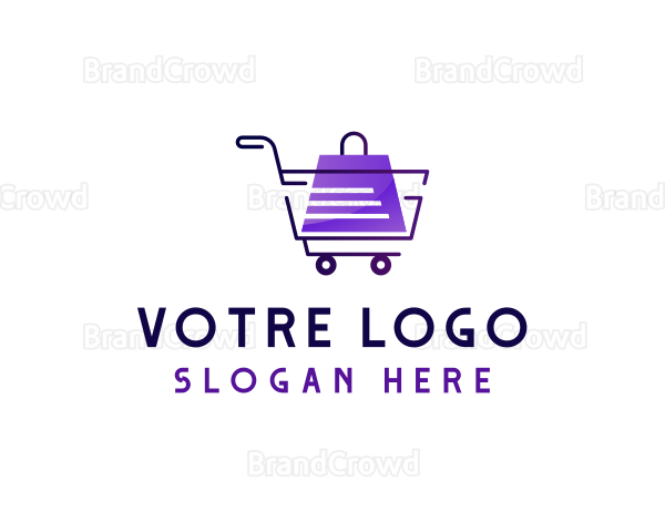 Market Pushcart Bag Logo