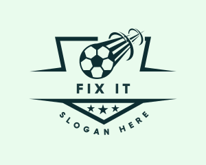 Soccer Ball Football logo design