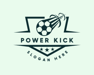 Kick - Soccer Ball Football logo design