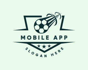 Goal Keeper - Soccer Ball Football logo design