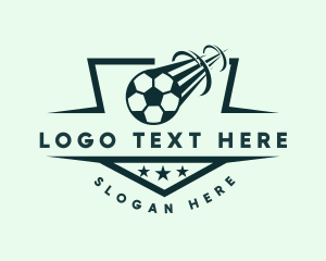 Kick - Soccer Ball Football logo design