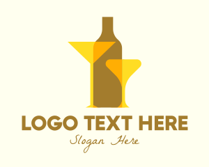 Vineyard - Cocktail  Drink Bar logo design