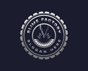 Mechanical Laser Gear logo design