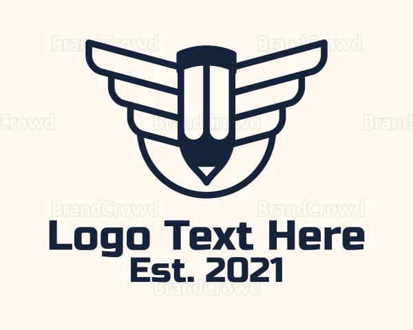 Pencil Flight Writer Logo