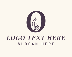 Blogger - Garden Letter O logo design