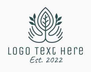 Landscaping - Green Leaf Garden logo design