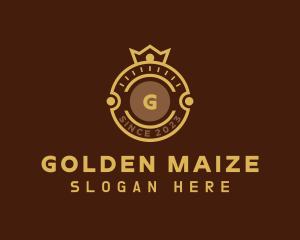 Golden Crown Business logo design