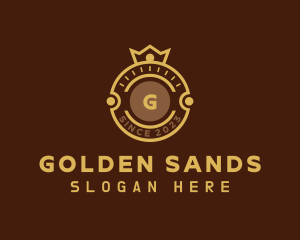 Golden Crown Business logo design