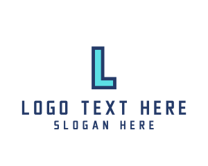 Letter - Generic Tech Gaming logo design