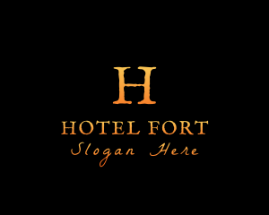 Elegant Luxury Oriental Hotel  logo design