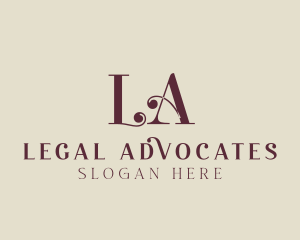 Elegant Attorney Legal logo design