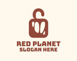 Red Meat Lock logo design